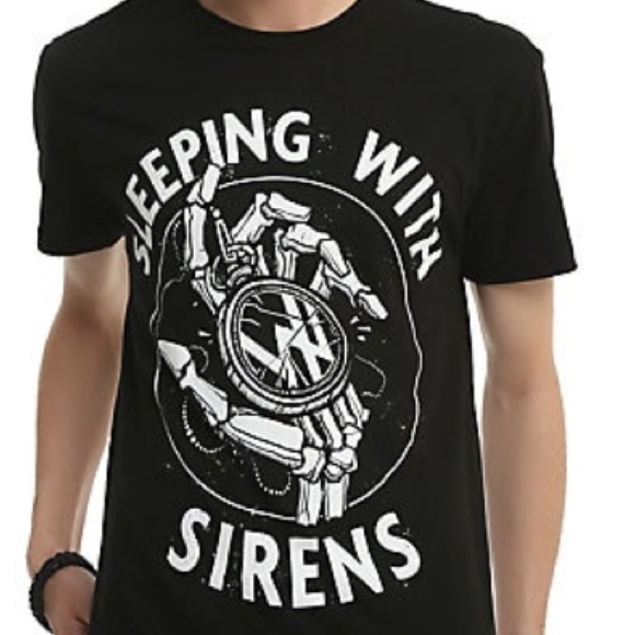 COPY - SLEEPING WITH SIRENS POCKET WATCH T-SHIRT - Picture 3 of 3